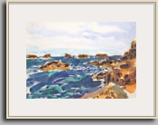 Kathy Hanson   "McLellan Park"   2006   13&frac34;" x 19"